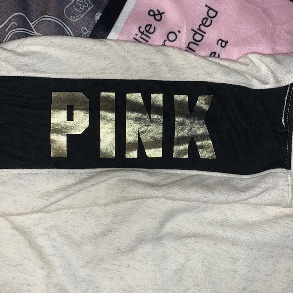 VS PINK off white long sleeve shirt - Picture 3 of 6